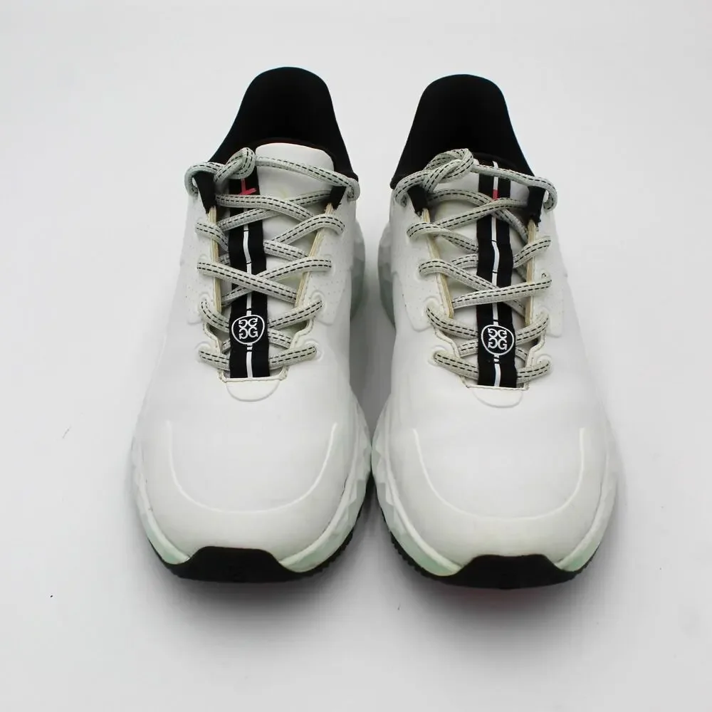 G/Fore MG4+ Womens 6.5 White Spikeless Golf Shoes Zebra Pink Outdoor Sneakers